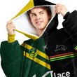 Penrith Panthers NRL Mix Kangaroos Hoodie Blanket Shirt