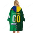 Canberra Raiders NRL Mix Kangaroos Hoodie Blanket Shirt