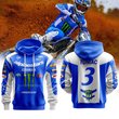 Monster Energy Yamaha Star Racing | Eli Tomac Premium Hoodie