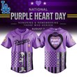 Los Angeles Dodgers x Purple Heart Day Baseball Jersey I