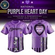 Milwaukee Brewers x Purple Heart Day Baseball Jersey I