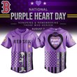 Boston Red Sox x Purple Heart Day Baseball Jersey I