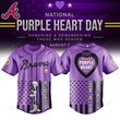 Atlanta Braves x Purple Heart Day Baseball Jersey I
