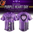 Baltimore Orioles x Purple Heart Day Baseball Jersey I