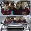 West Ham United Horror Movie Funny Car Sunshade | EPL Halloween Windshield Cover Funny Car Sunshade Limited Edition