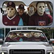 West Ham United Horror Movie Funny Car Sunshade | EPL Halloween Windshield Cover Funny Car Sunshade Limited Edition