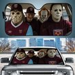 West Ham United Horror Movie Funny Car Sunshade | EPL Halloween Windshield Cover Funny Car Sunshade Limited Edition