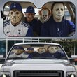 Tottenham Hotspur Horror Movie Funny Car Sunshade | EPL Halloween Windshield Cover Funny Car Sunshade Limited Edition