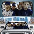 Tottenham Hotspur Horror Movie Funny Car Sunshade | EPL Halloween Windshield Cover Funny Car Sunshade Limited Edition