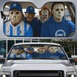 Brighton & Hove Albion Horror Movie Funny Car Sunshade | EPL Halloween Windshield Cover Funny Car Sunshade Limited Edition