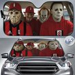 Fulham Horror Movie Funny Car Sunshade | EPL Halloween Windshield Cover Funny Car Sunshade Limited Edition