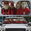 Fulham Horror Movie Funny Car Sunshade | EPL Halloween Windshield Cover Funny Car Sunshade Limited Edition