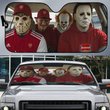 Arsenal Horror Movie Funny Car Sunshade | EPL Halloween Windshield Cover Funny Car Sunshade Limited Edition