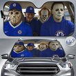 Chelsea Horror Movie Funny Car Sunshade | EPL Halloween Windshield Cover Funny Car Sunshade Limited Edition