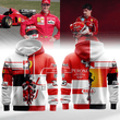Schumacher × Leclerc Legendary Helmet Hoodie
