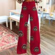 Ohio State Buckeyes football Logo Print Wide Leg Jeans | Fan Fashion Statement