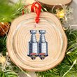 FPanthers Stanley Cup Champions 2025 Back to Back Glass Ornament