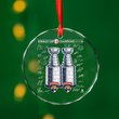 FPanthers Stanley Cup Champions 2025 Back to Back Glass Ornament