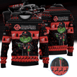 Haas F1 Team × Grinch Ugly Christmas Sweater II