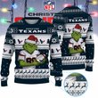 Houston Texans Grinch Jersey Premium Ugly Sweater Xmas
