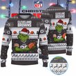 Cleveland Browns Grinch Jersey Premium Ugly Sweater Xmas
