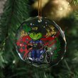 Brady Kurtz x Grinch Glass Ornament