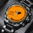 McLaren Formula 1 Team 2025 Constructors’ 10 Times Black Stainless Steel Watch II