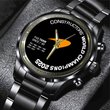 McLaren Formula 1 Team 2025 Constructors’ 10 Times Black Stainless Steel Watch V