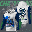 Seattle Seahawks Super Bowl LX 3D Waffle Hoodie III