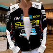 Fredrik Lindgren Inspired Knit Cardigan FIM Speedway Grand Prix Style