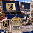Vegas Golden Knights NHL Team Full Set 3 Acrylic Ornament