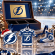 Tampa Bay Lightning NHL Team Full Set 3 Acrylic Ornament