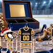 Pittsburgh Penguins NHL Team Full Set 3 Acrylic Ornament