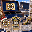 Boston Bruins NHL Team Full Set 3 Acrylic Ornament