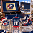 Columbus Blue Jackets NHL Team Full Set 3 Acrylic Ornament