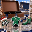 Dallas Stars NHL Team Full Set 3 Acrylic Ornament