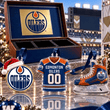 Edmonton Oilers NHL Team Full Set 3 Acrylic Ornament
