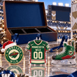Minnesota Wild NHL Team Full Set 3 Acrylic Ornament