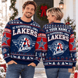 SC Rapperswil Jona Lakers Tigers NL Christmas Ugly Sweatshirt Custom Any name