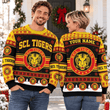 SCL Tigers NL Christmas Ugly Sweatshirt Custom Any name