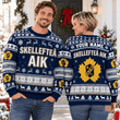 Skellefteå AIK SHL Christmas Ugly Sweatshirt Custom Any name