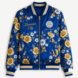 Leicester City EPL Women's Floral Print Casual Zip Up Jacket Personalized Name
