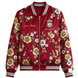 Liverpool EPL Women's Floral Print Casual Zip Up Jacket Personalized Name