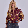 West Ham United EPL Women's Floral Print Casual Zip Up Jacket Personalized Name