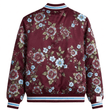 West Ham United EPL Women's Floral Print Casual Zip Up Jacket Personalized Name