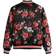 Fulham EPL Women's Floral Print Casual Zip Up Jacket Personalized Name