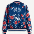 Crystal Palace EPL Women's Floral Print Casual Zip Up Jacket Personalized Name