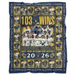 Milwaukee Brewers 2026 World Series Champions Limited Edition Blanket