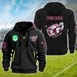 Manly Warringah Sea Eagles Personalized Quarter Zip Hoodie for fan