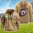 Manly Warringah Sea Eagles Personalized Quarter Zip Hoodie for fan